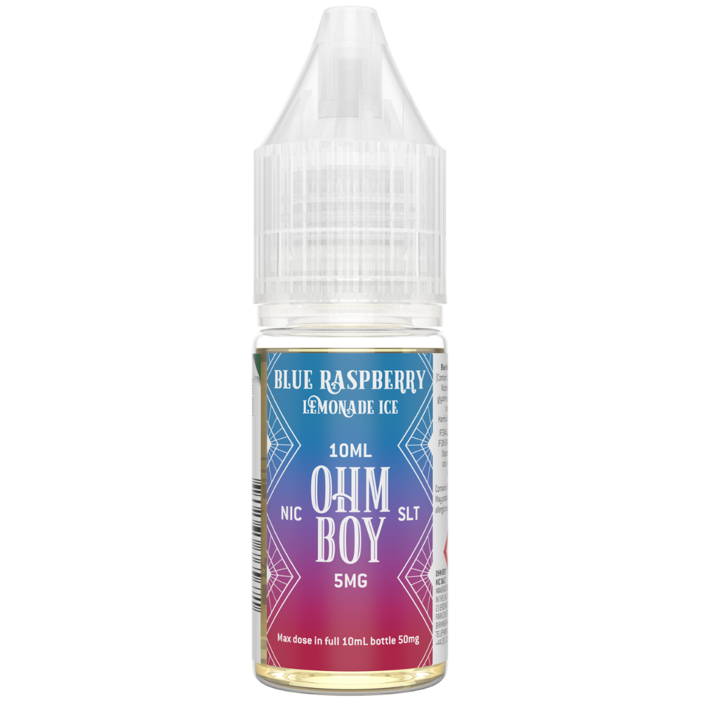 Blue Raspberry Lemonade Ice 10ml Nic Salt - Ohm Boy E-Liquids Ohm Boy Distro Blue Raspberry Lemonade Ice 10ml Nic Salt - Ohm Boy E-Liquids Ohm Boy Distro