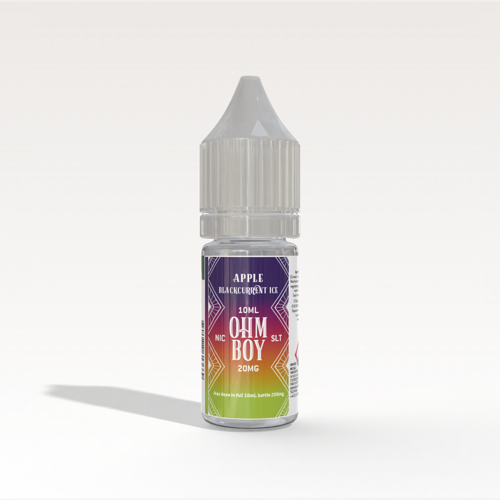 Apple Blackcurrant Ice 10ml Nic Salt - Ohm Boy E-Liquids - Ohm Boy E-Liquids