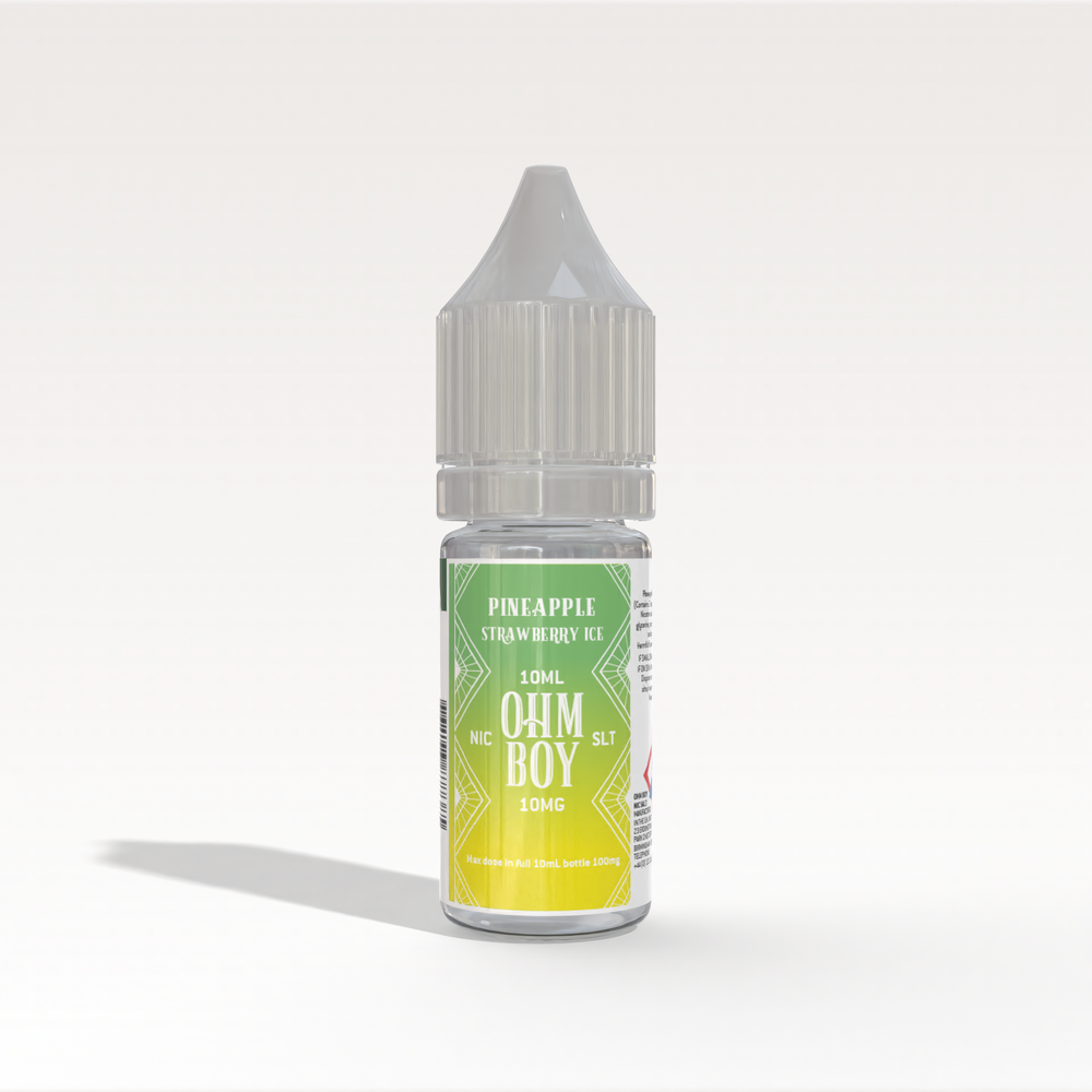 Pineapple Strawberry Ice 10ml Nic Salt - Ohm Boy E-Liquids - Ohm Boy E-Liquids