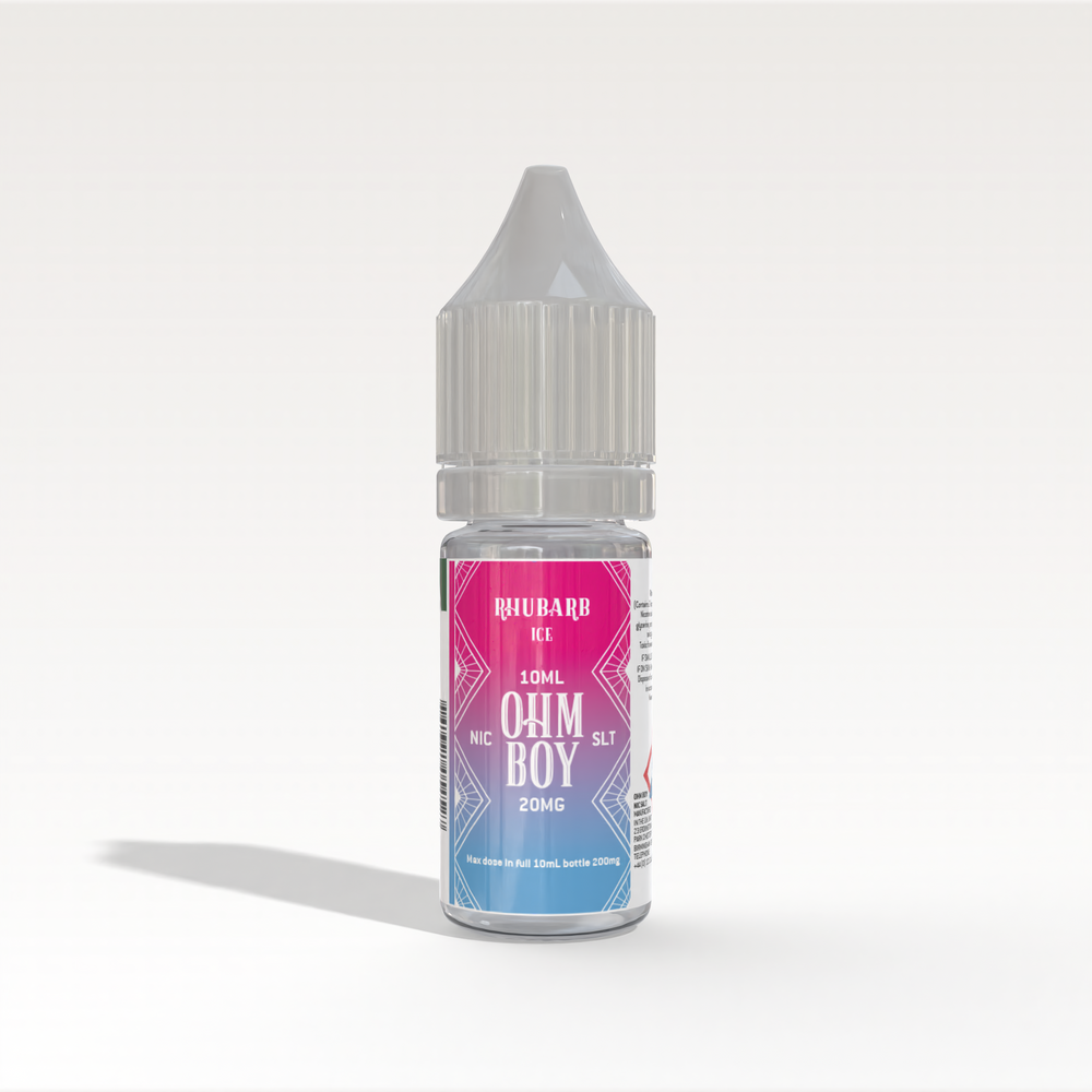 
                      
                        Rhubarb Ice 10ml Nic Salt - Ohm Boy E-Liquids - Ohm Boy E-Liquids
                      
                    