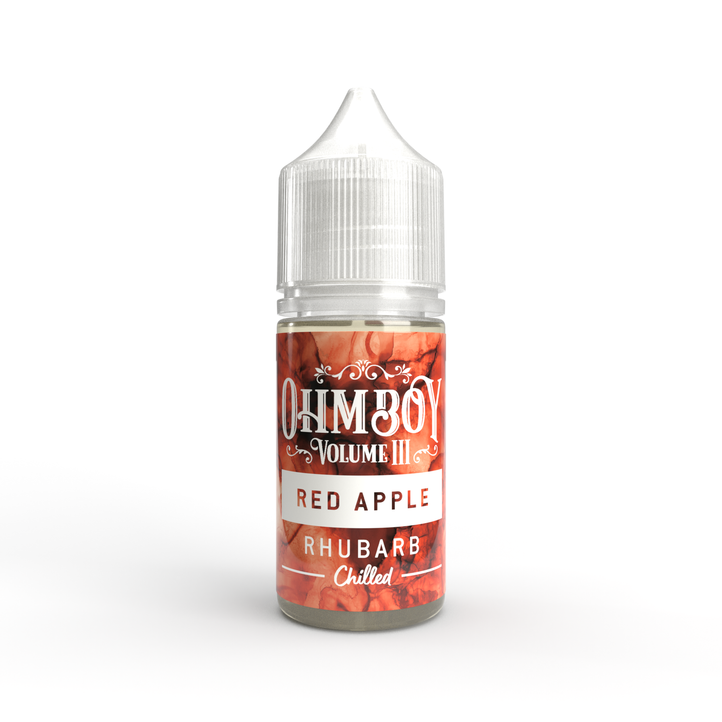 Red Apple, Rhubarb Chilled 30ml Concentrate - Ohm Boy E-Liquids - Ohm Boy E-Liquids