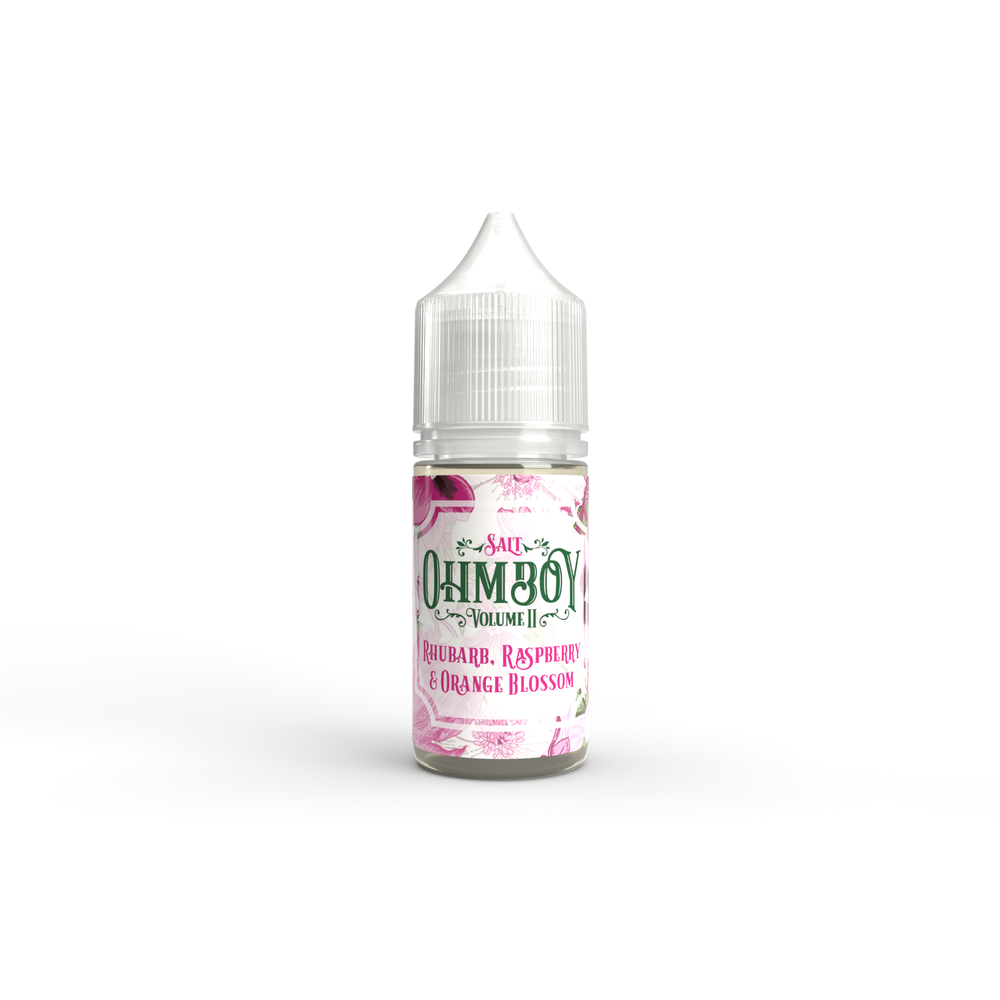 Rhubarb, Raspberry & Orange Blossom 10ml Nic Salt - Ohm Boy E-Liquids - Ohm Boy E-Liquids